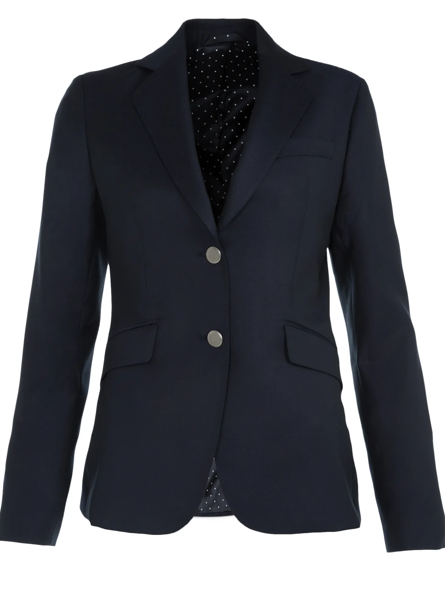 Blazer Daniela natté pure laine à boutons dorés