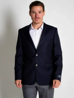Blazer Dario ajusté pure laine piquée Reda
