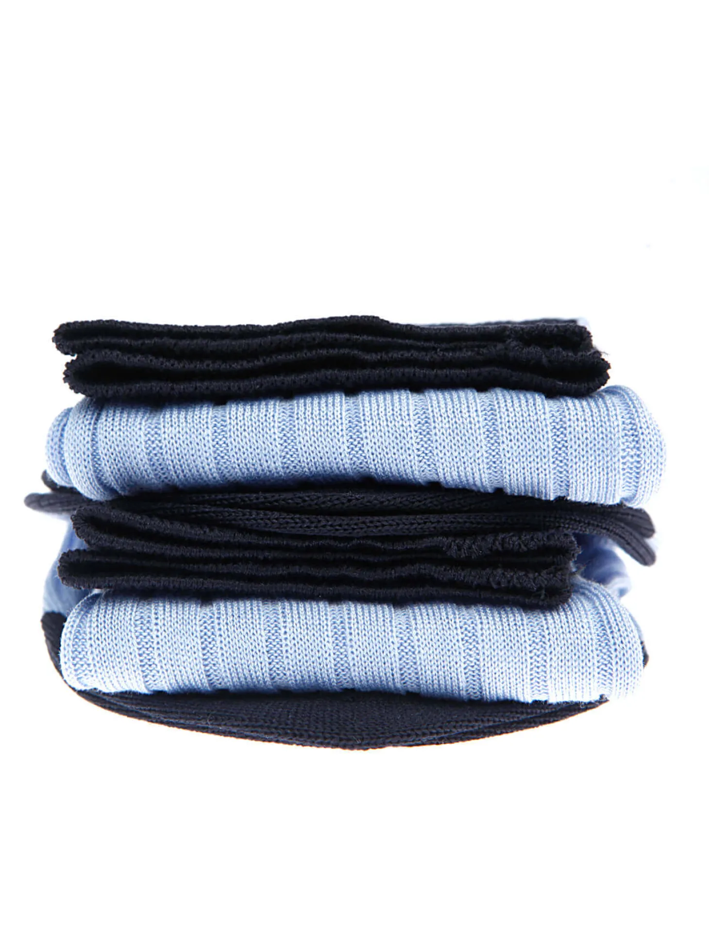 Chaussettes homme fil d'Ecosse 100% coton indigo et rose