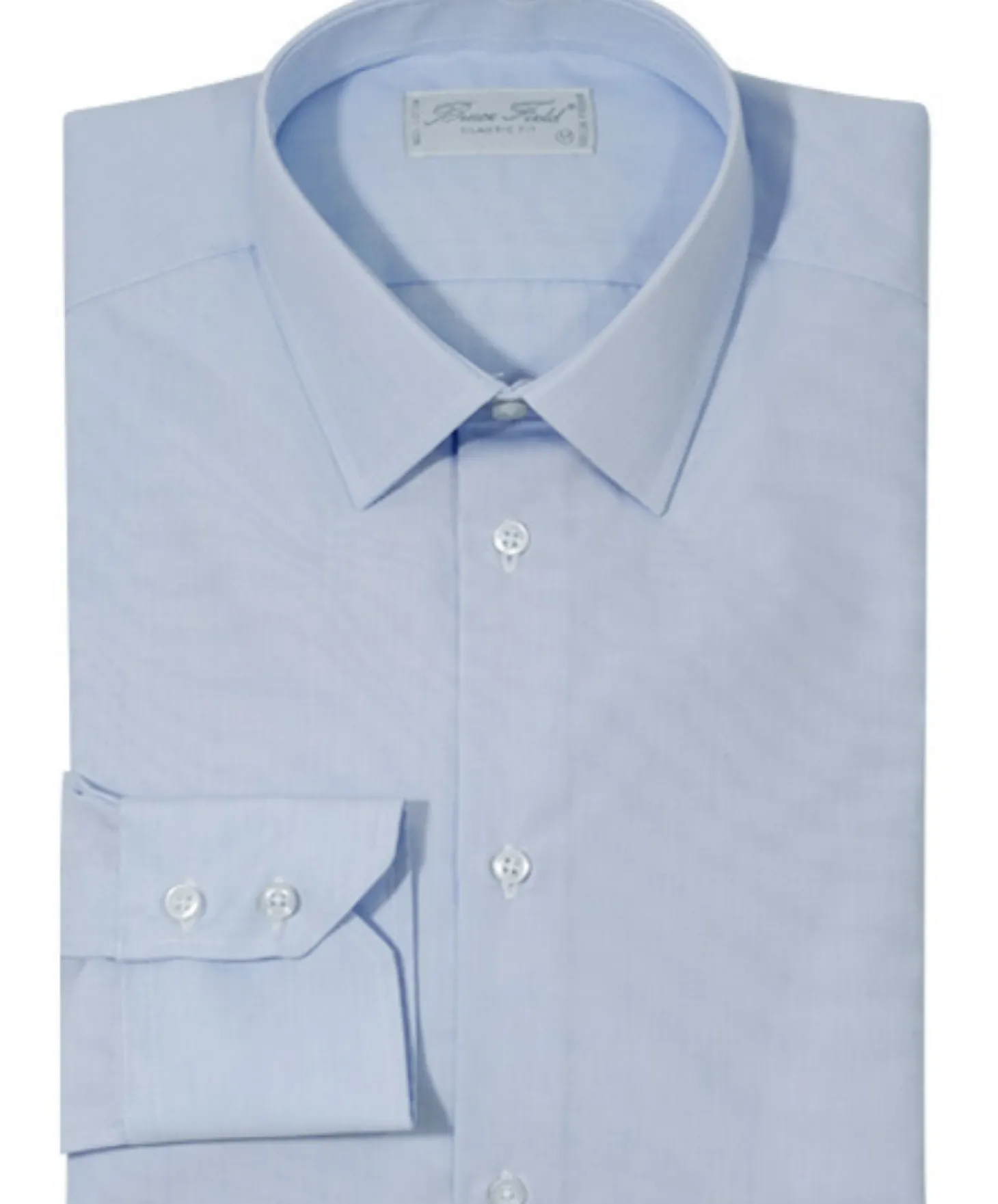 Chemise Alexian coupe classique en pur coton fil à fil