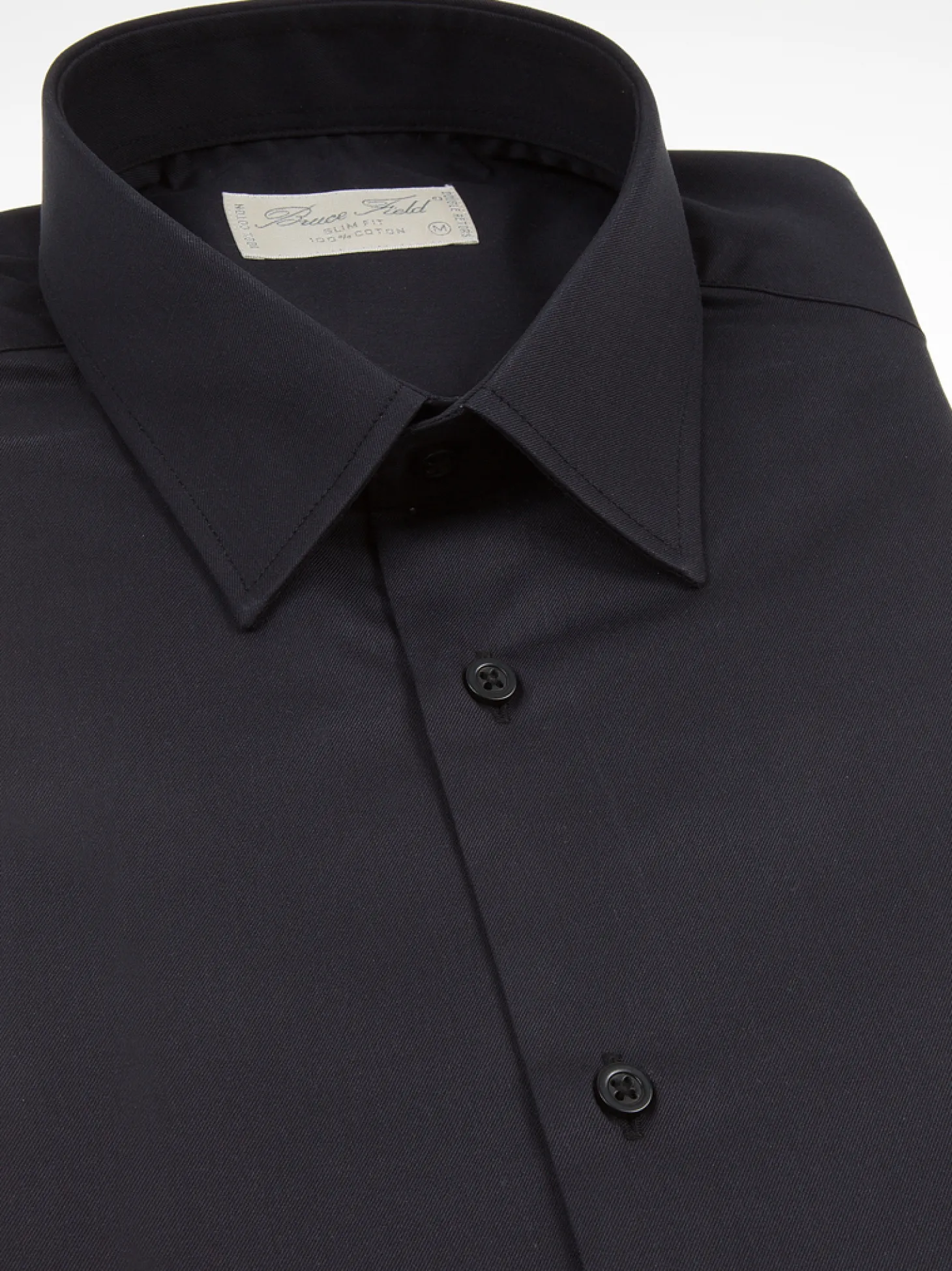 Chemise Benton cintrée pur coton unie Palma