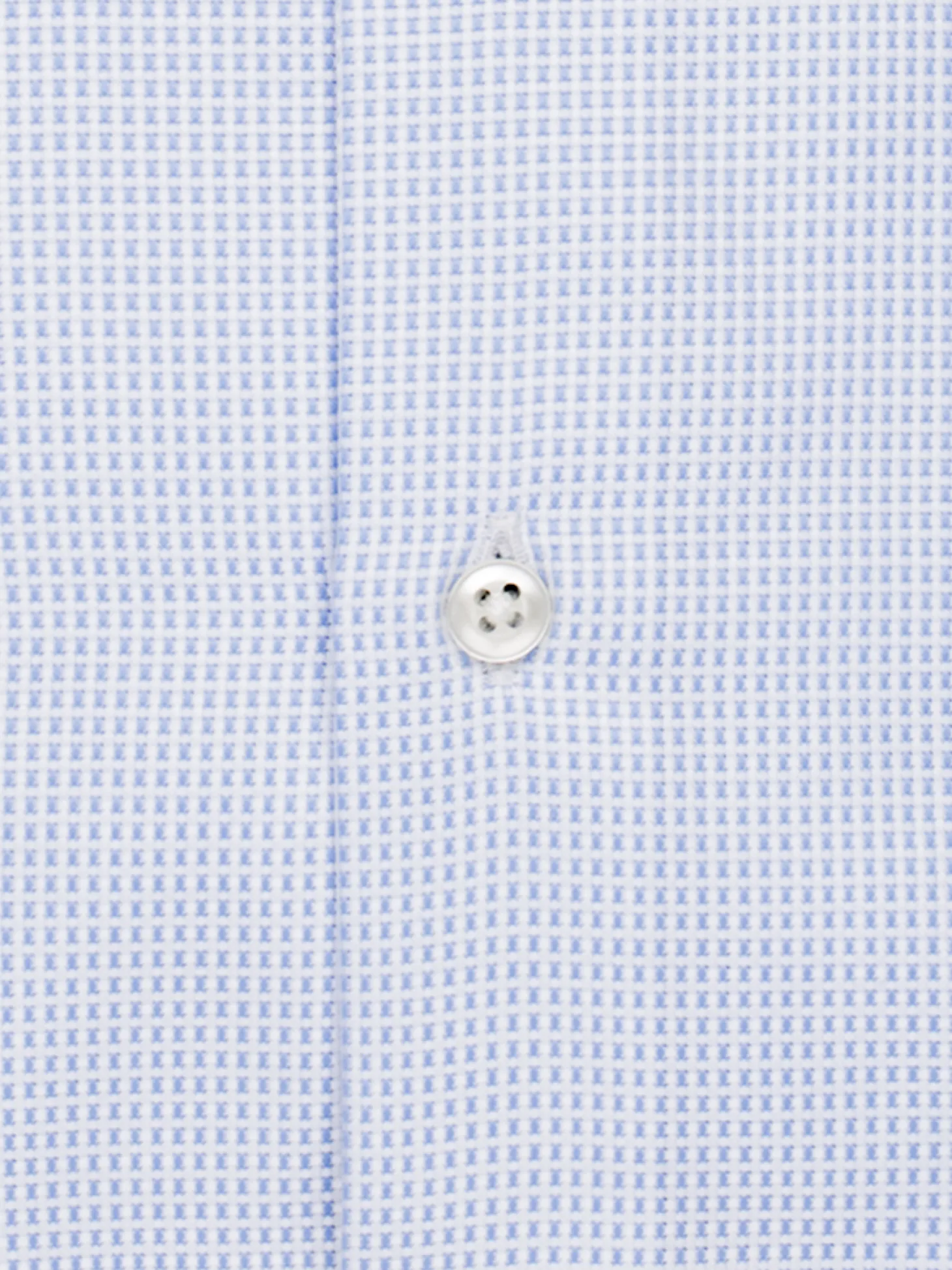 Chemise Benton cintrée pur coton à petits carreaux Menton
