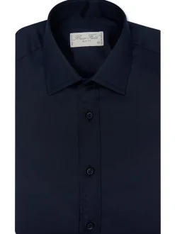 Chemise Benton cintrée pur coton unie Palma