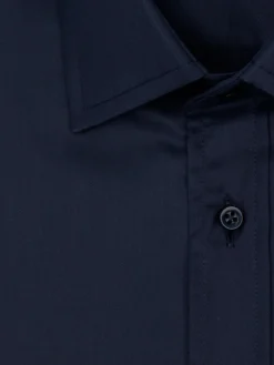 Chemise Benton cintrée pur coton unie Palma