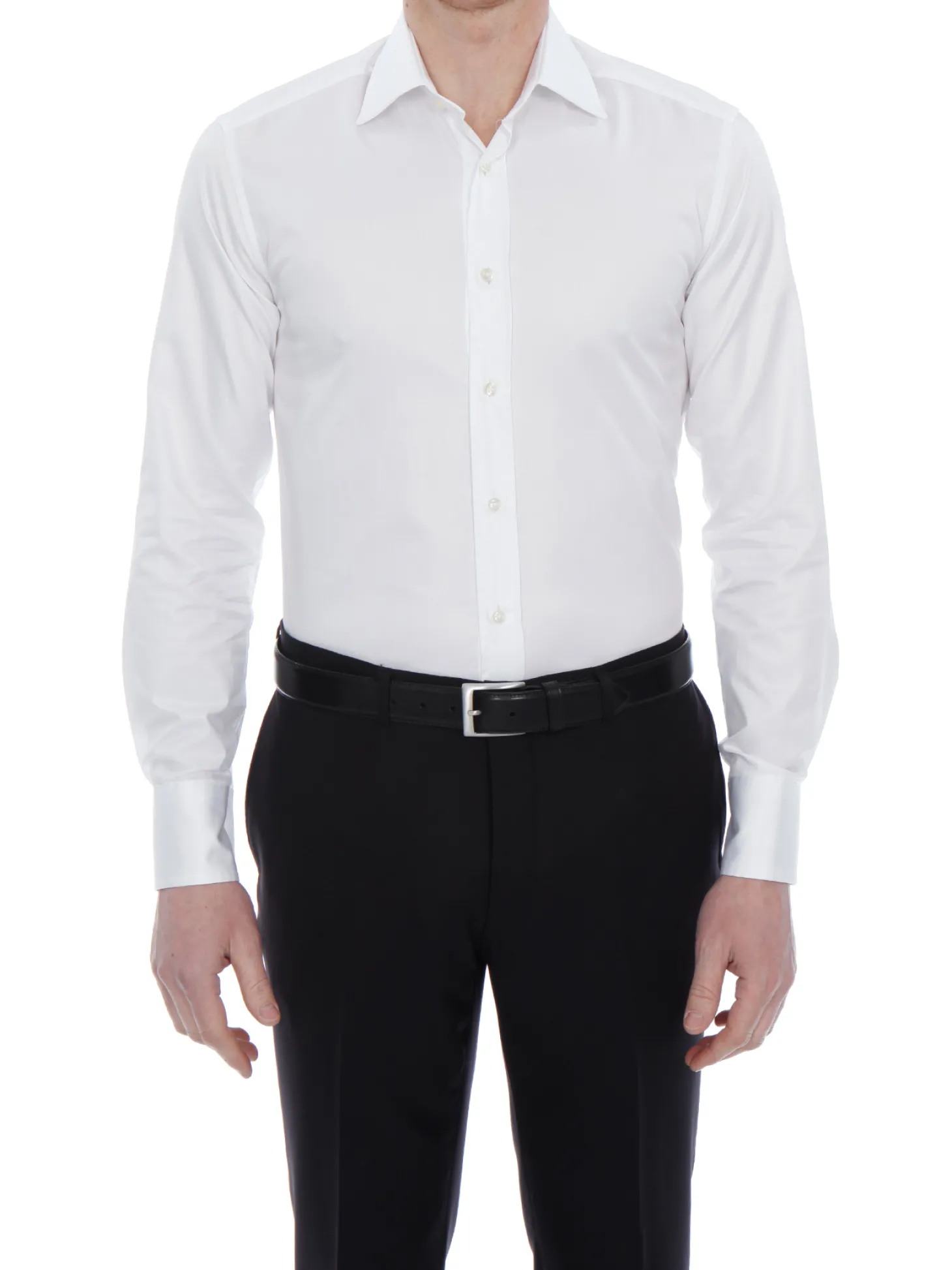Chemise Benton cintrée pur coton unie Palma