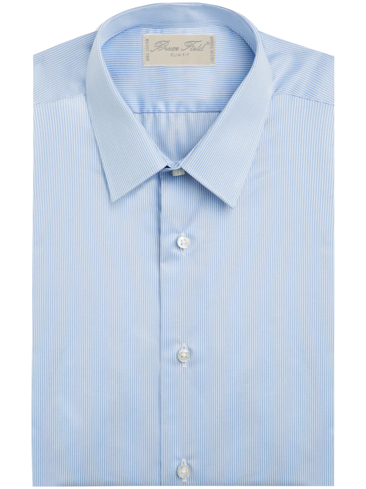 Chemise Benton cintrée pur coton à fines rayures Lausanne