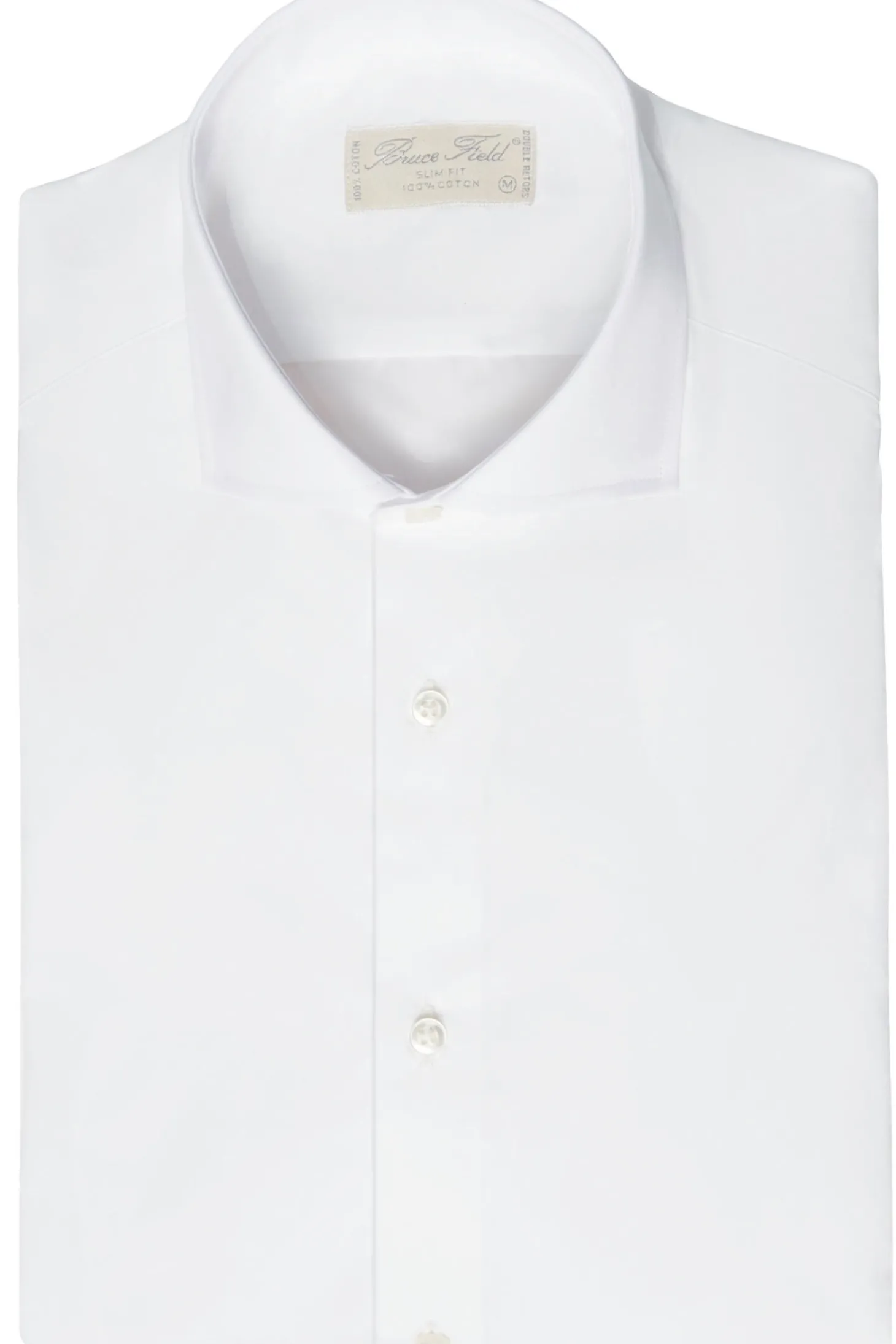 Chemise Paolo cintrée col italien en pur coton Easy Care Non Iron