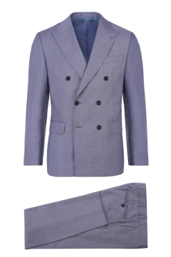 Costume Mathieu Fil à Fil coupe croisée moderne pur laine Vitale Barberis Canonico