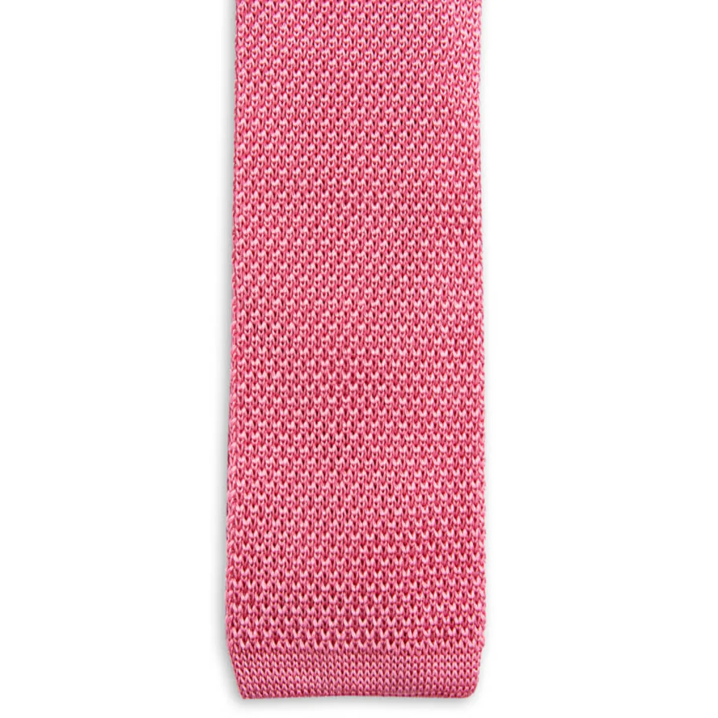 Cravate fine en maille tricot de pure soie