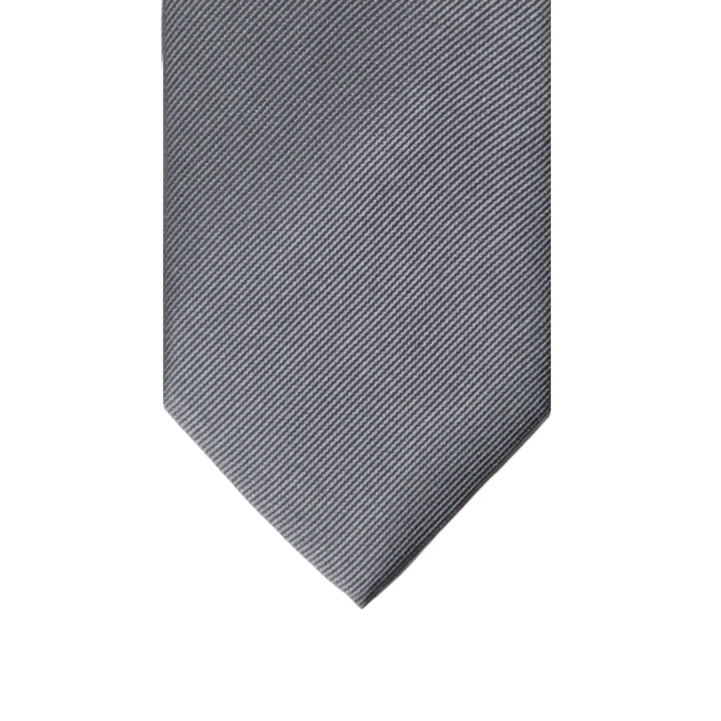 Cravate pure soie côtelée