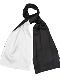 Foulard en pure soie bicolore
