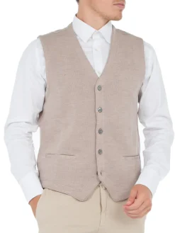 Gilet pure laine mérinos sans manches Vianey