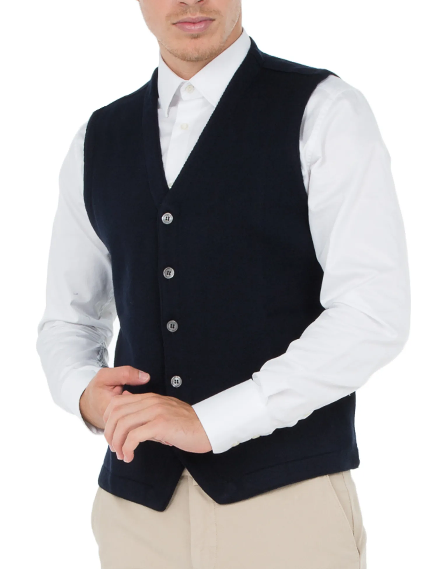 Gilet pure laine mérinos sans manches Vianey