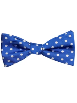 Noeud papillon pure soie à pois