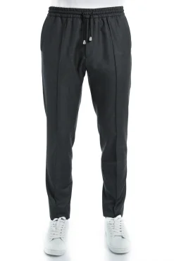 Pantalon Dany fuselé à cordon en pure laine Vitale Barberis Canonico Super 110's