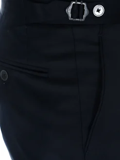 Pantalon homme tour de taille réglable en pure laine Vitale Barberis Canonico