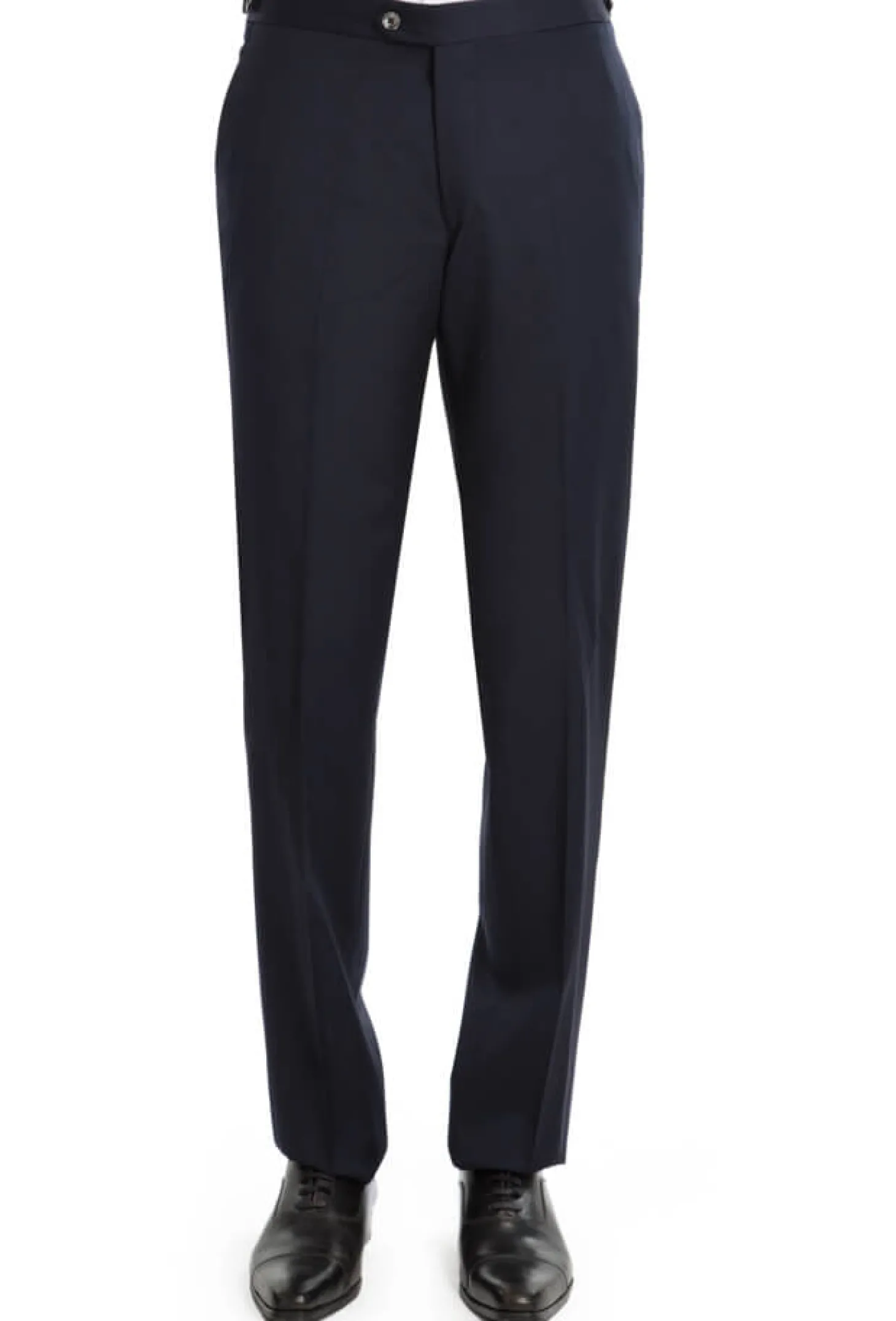 Pantalon homme tour de taille réglable en pure laine Vitale Barberis Canonico