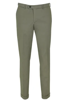 Pantalon Paride ajusté coton stretch fin