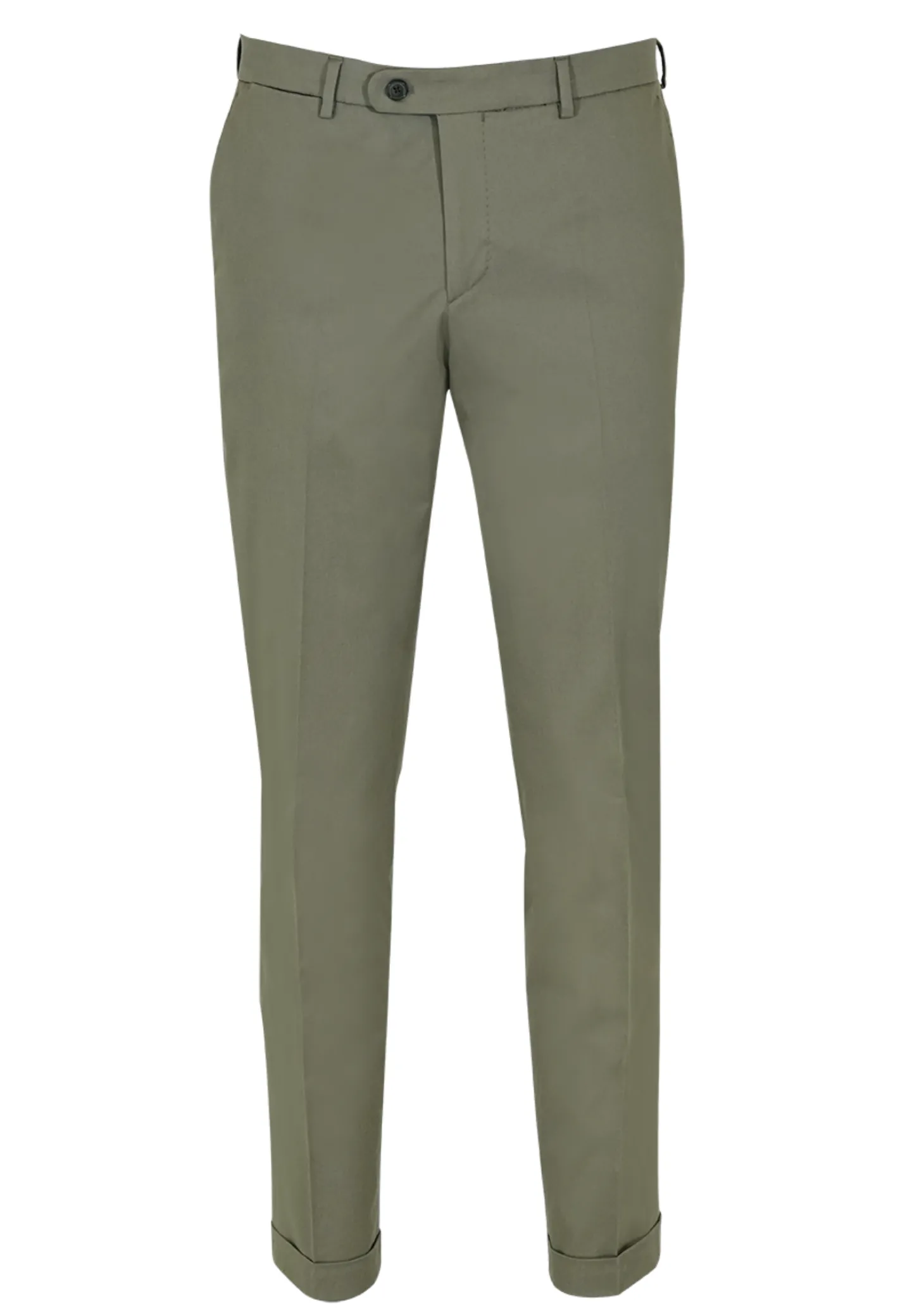 Pantalon Paride ajusté coton stretch fin
