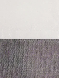 Pochette de costume en pure soie bicolore unie