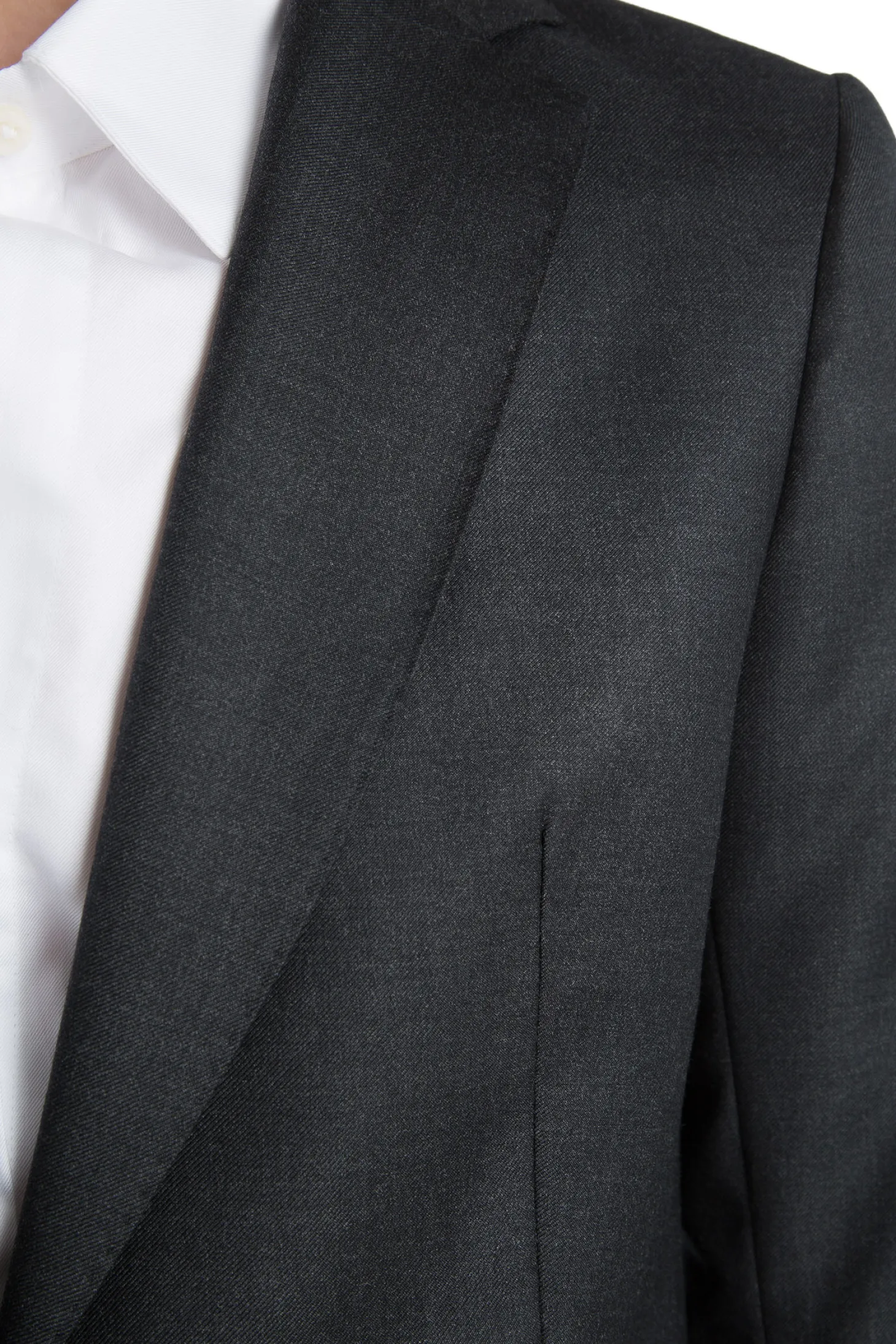 Tailleur cintré pure laine pantalon cigarette Super 110's Vitale Barberis Canonico