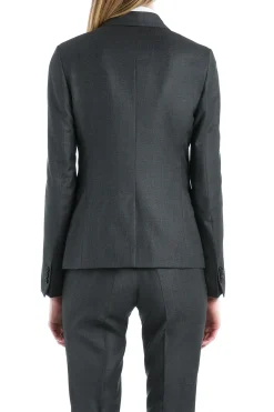 Tailleur cintré pure laine pantalon cigarette Super 110's Vitale Barberis Canonico