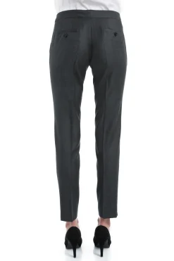 Tailleur cintré pure laine pantalon cigarette Super 110's Vitale Barberis Canonico