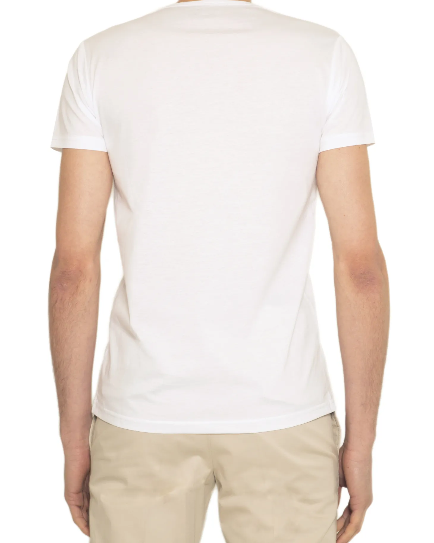 T-shirt Vino en fil d'Écosse col rond