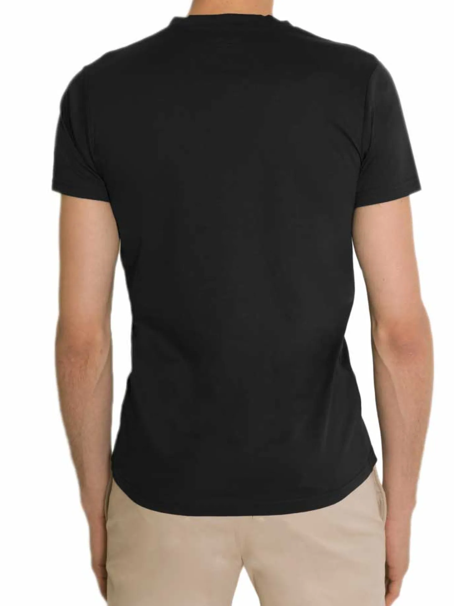 T-shirt Vivien en fil d'Écosse col V