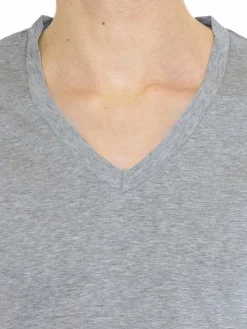 T-shirt Vivien en fil d'Écosse col V
